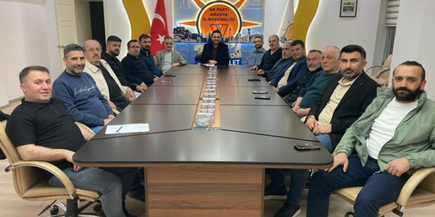 AK Parti Merkez İlçe Teşkilatı Haftalık  Olağan Toplantısını Gerçekleştirdi