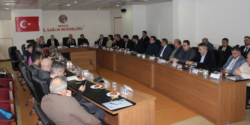 Amasya’da 2025 Yılı Sağlık Hizmetleri Değerlendirme Toplantısı Yapıldı