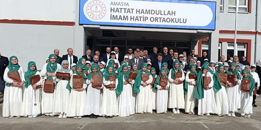 Amasya’da 64 Öğrenci Hafızlık Yolculuğuna Başladı