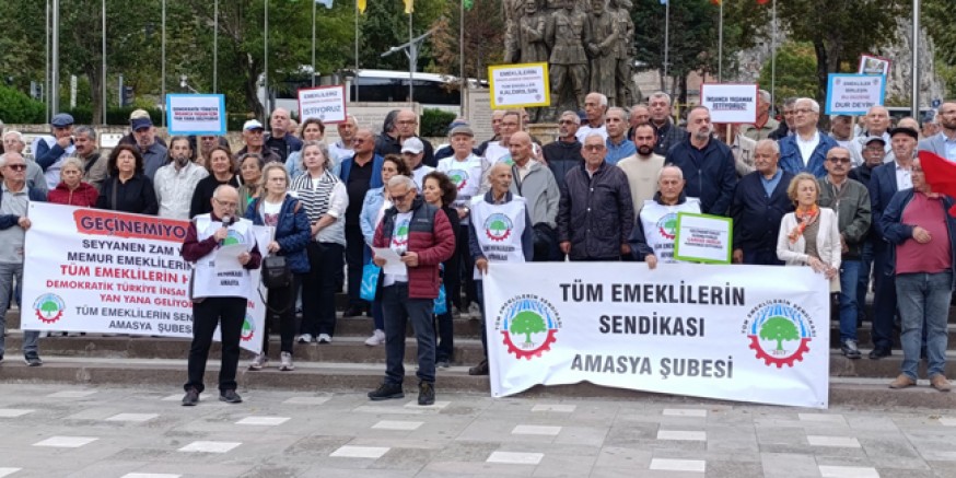 Amasya’da Emeklilerden “Seyyanen Zam” Çağrısı