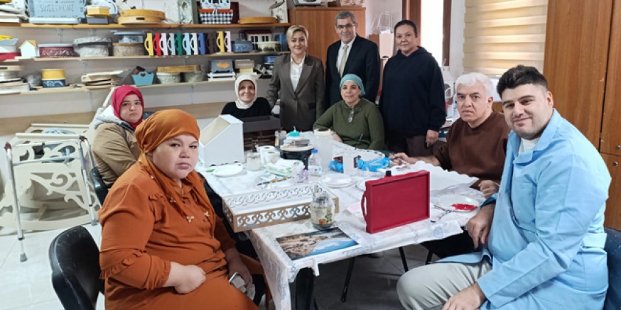 Amasya’da Engelli Kursiyerler El Emeğini Değere Dönüştürüyor