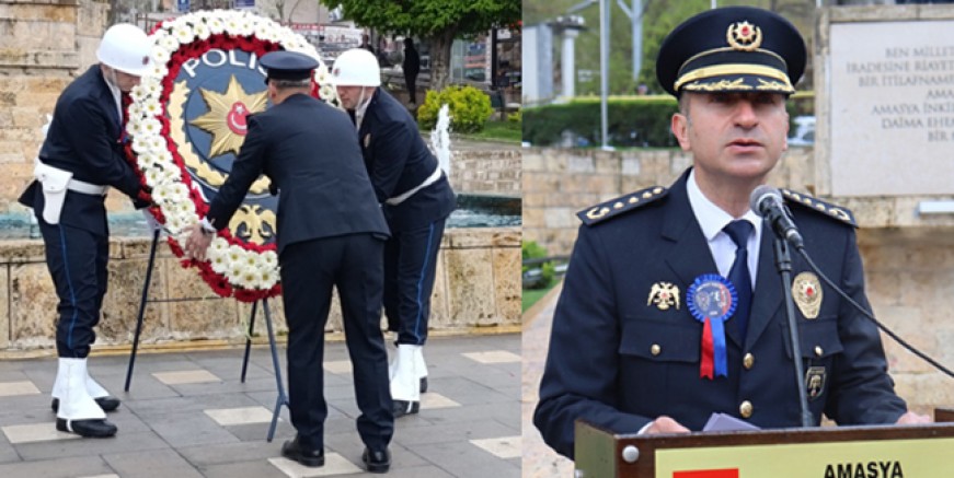 Amasya’da Türk Polis Teşkilatı’nın 181. Yılı Kutlandı