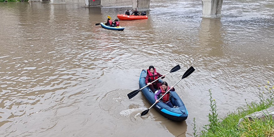 Amasya’da Yeşilırmak’ta İlk Defa Kano Coşkusu Yaşandı