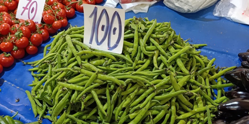 Amasya Pazarı’nda Bakla 100 TL’den Satışta