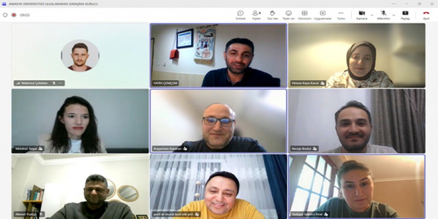 Amasya Üniversitesi Uluslararası Danışma Kurulu Toplantısı Gerçekleştirildi