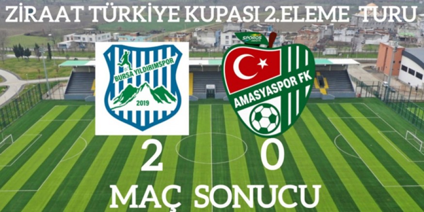 Amasyaspor Kupaya Veda Etti