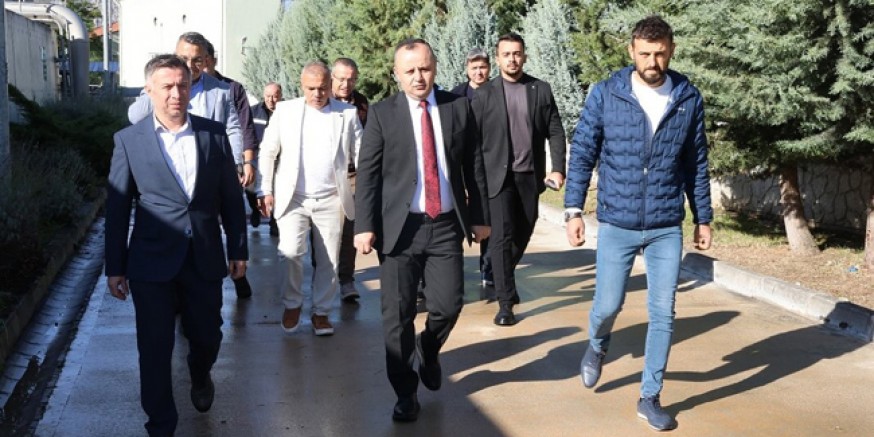 Atık Su Arıtma Tesisinde  İncelemelerde Bulundu