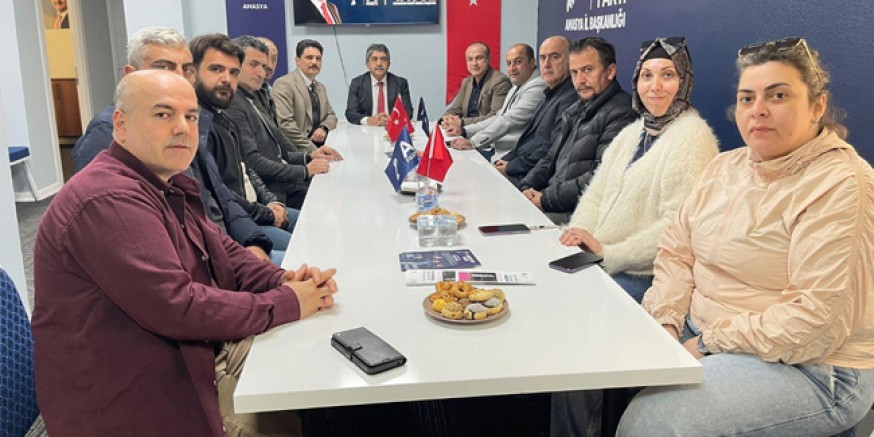 ATSO Heyetinden Anahtar Parti İl Başkanlığına Ziyaret