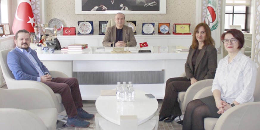 AUSSAM Müdürü Keskin’den ATSO Başkanı Kırlangıç’a Ziyaret