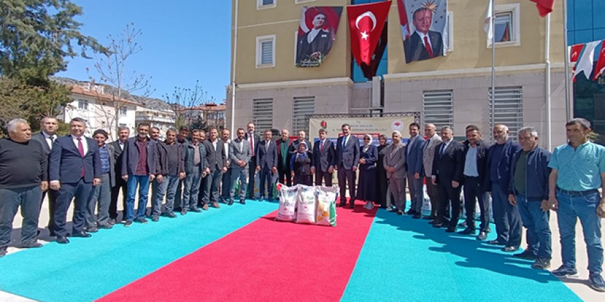 Ayçiçeği, Nohut ve Sorgum  Sudan Otu Tohumu Dağıtıldı