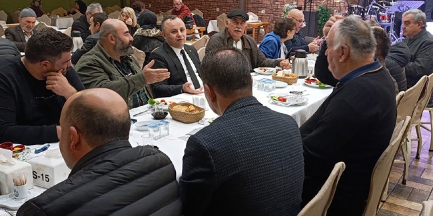 Başkan Sevindi, Hatuniye  Mahallesi Esnafıyla Buluştu