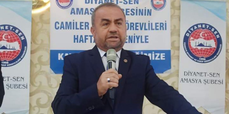 Diyanet-Sen Amasya Şube Başkanı Mehmet Topal’dan Berat Kandili Mesajı