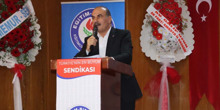 Eğitim-Bir-Sen Amasya’da  Kerem Camcı Güven Tazeledi