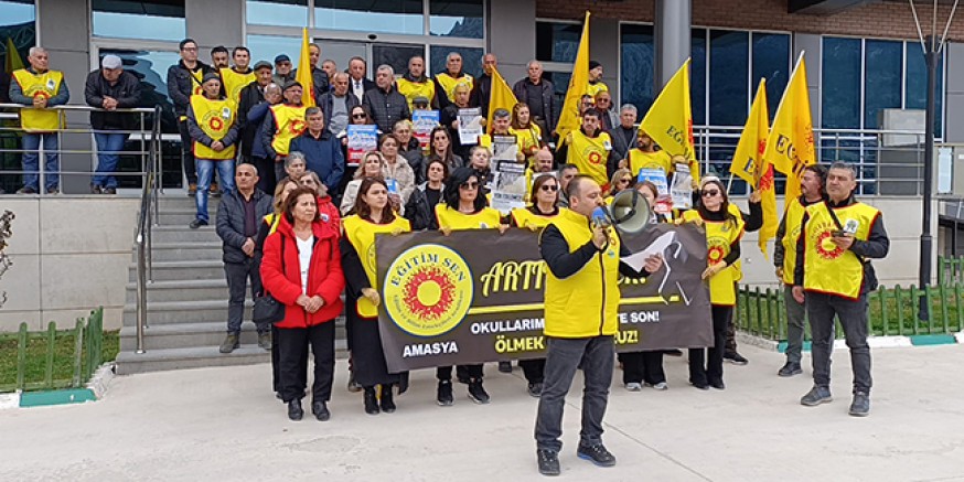 Eğitim Sen Amasya, “Okulda Şiddete Artık Yeter”