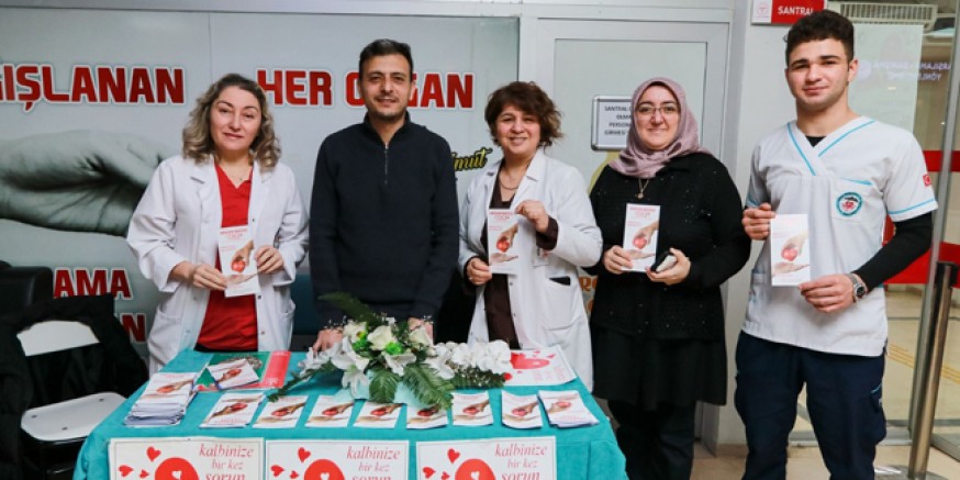 Hastanede Organ Bağışı İçin Farkındalık Standı