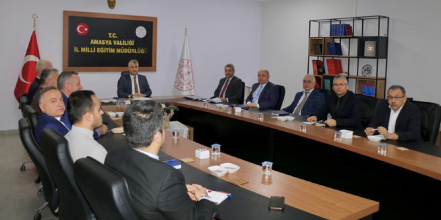 İl Millî Eğitim’de Haftalık Değerlendirme Toplantısı Yapıldı