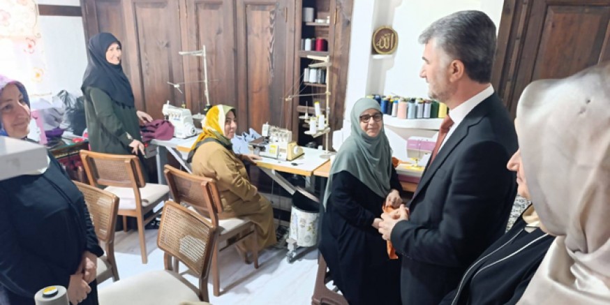 İl Müftüsü Yavuz’dan “İyilik Atölyesi”ne Ziyaret