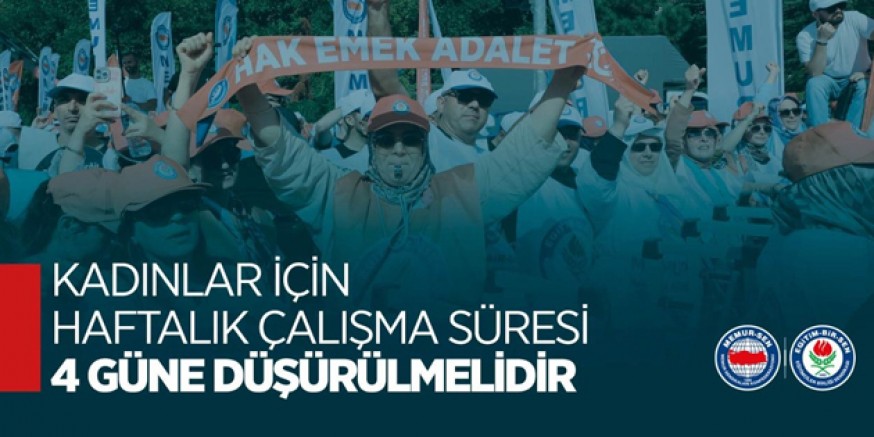 “Kadınlar İçin Haftalık Çalışma Süresi 4 Güne Düşürülmelidir”