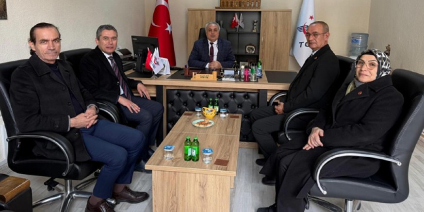 MHP Amasya İl Başkanlığı’ndan Gar Müdürü Boz’a Ziyaret