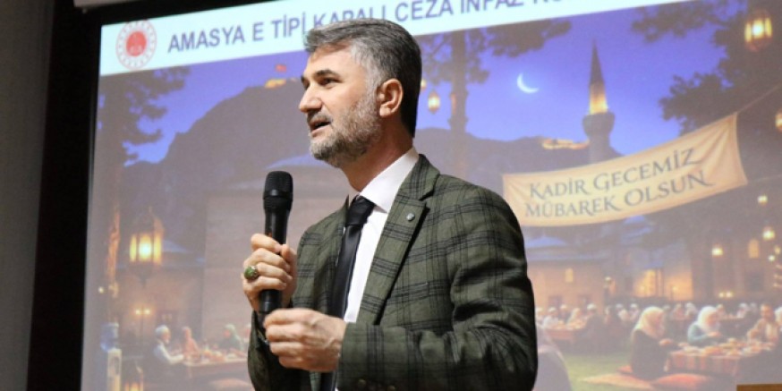 Müftü Yavuz’dan Hükümlülere Kadir Gecesi Konferansı