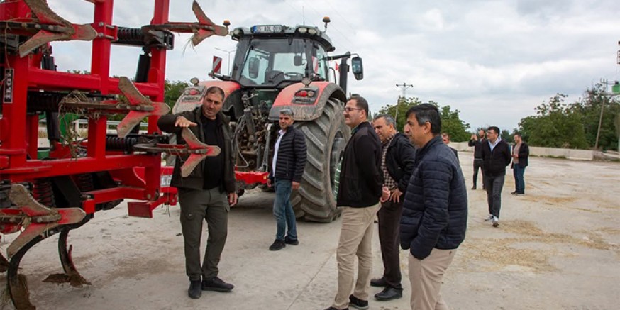 Muş Heyetinden Amasya’daki Ortak Tarım Makine Parkına Ziyaret