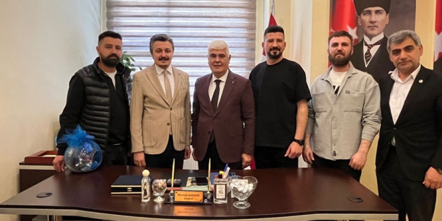 Oda Başkanı Karatay, Federasyon  Başkanı Şen’i Amasya’da Ağırladı