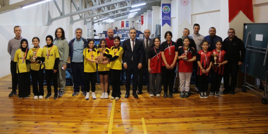 Okul Sporları Küçükler Masa Tenisi İl Birinciliği Tamamlandı