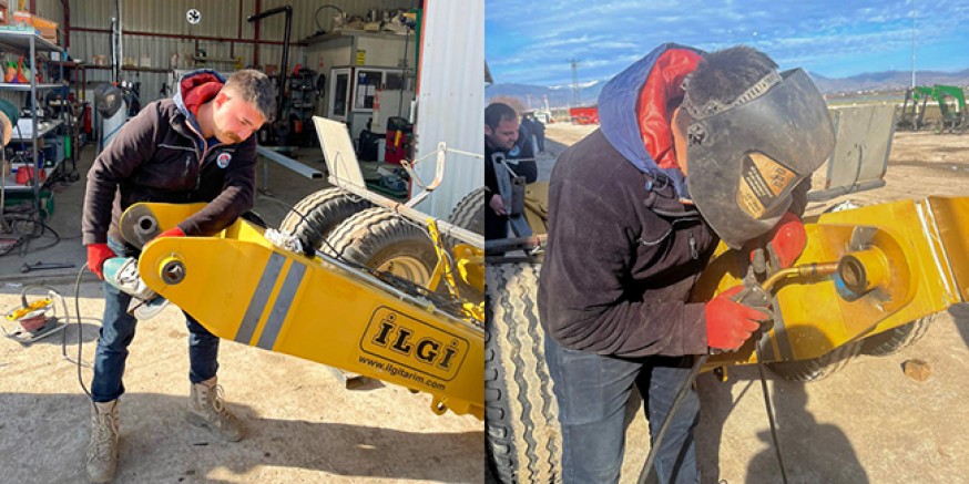 Ortak Tarım Makine Parkında Periyodik Bakımlar Yapılıyor