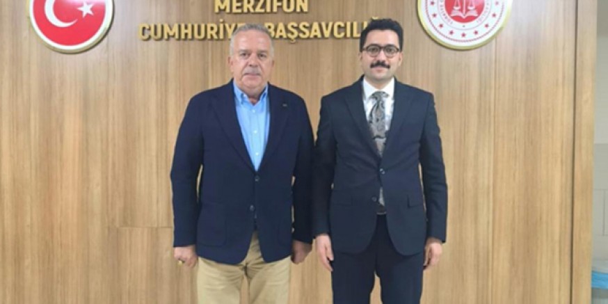 Rektör Turabi’den Merzifon Cumhuriyet Başsavcısı Akkaya’ya Nezaket Ziyaret