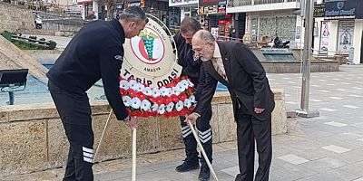 14 Mart Tıp Bayramı Amasya’da Çelenk Sunma Töreniyle Kutlandı