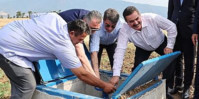 71 Hektarlık Basınçlı Sulama Tesisi Hizmete Açıldı