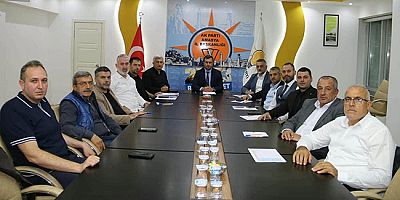 AK Parti Amasya İl Başkanlığı İlçe  Koordinatörleriyle Toplantı Yaptı