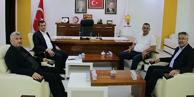 AK Parti Amasya İl Başkanlığında Ziyaretler