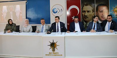 AK Parti Amasya Teşkilatı Kurban  Bayramı Dolayısıyla Bayramlaştı
