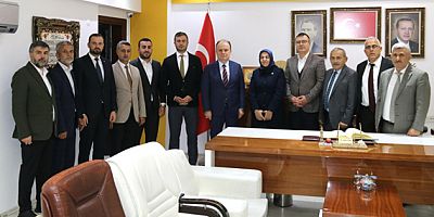 AK Parti il Başkanı Galip Uzun,  Baykan’ı Amasya’da Ağırladı