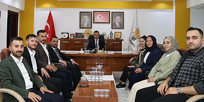 AK Parti İl Başkanı Galip Uzun, Gençlik Kollarını Ağırladı