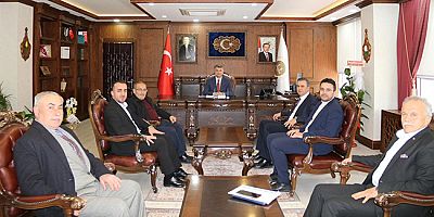 AK Parti İl Başkanı ve Yönetiminden İl Müftüsüne Hayırlı Olsun Ziyareti