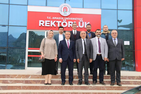 Ak Parti İl Başkanlığından Rektör Elmacıya Ziyaret