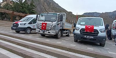Amasya Belediyesi Aldığı Hizmet  Araçlarıyla Filosunu Yeniledi