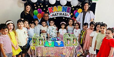 Amasya Belediyesi Çocuk Yuvası’nda Karne Sevinci