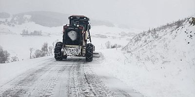 Amasya’da 28 Köy Yolu Kardan Kapandı