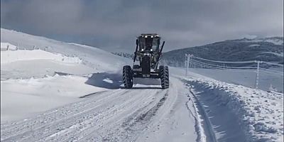 Amasya’da 98 Köy Yolu Kardan Kapalı