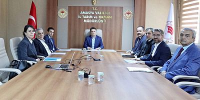 Amasya'da Altyapı ve Tarıma Dayalı Ekonomik Yatırımlar Değerlendirildi