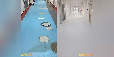 Amasya’da Ameliyathane Zeminleri Baştan Aşağı Yenilendi