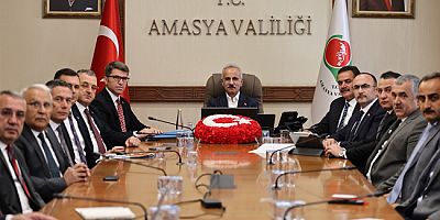 Amasya'da Bakan Uraloğlu Başkanlığında İl Koordinasyon Toplantısı Yapıldı