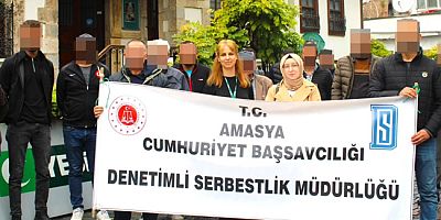 Amasya’da Denetimli Serbestlik Yükümlüleri Kitapla Buluştu