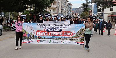 Amasya’da Dünya Yürüyüş Günü Etkinliği Düzenlendi