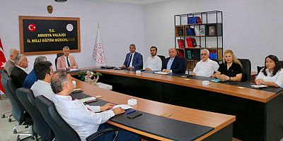 Amasya’da Eğitim Değerlendirme Toplantısı Yapıldı