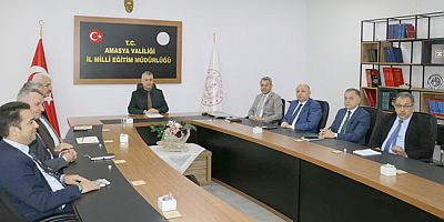 Amasya’da Eğitim-Öğretim Süreci Masaya Yatırıldı