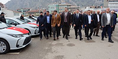 Amasya’da Güvenlik Güçlerine 71 Yeni Araç Teslim Edildi